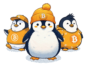 Bitcoin Penguins Logo